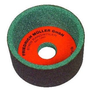 Müller Schleiftopf Silicium-Carbid 100x50x20mm K80