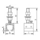 Muffe -04 304 Pro 300 STA ZN Ausf. hoehenverstellbar HELM-2