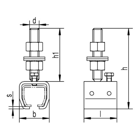 Muffe -04 304 Pro 300 STA ZN Ausf. hoehenverstellbar HELM