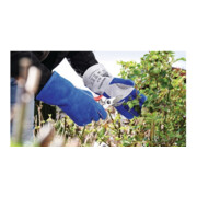 Gants de soudage Hase Mühlheim Blue en cuir croûte de vachette-4