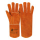 Gants de soudure Hase Mühlheim Cuir de vachette marron fendu-1