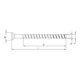 MULTI-MONTI F A5 7,5 x 95, tête fraisée, T-Drive, 50 pcs.-2