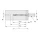 Heco MULTI-MONTI-plus I Vis Hexagone d'ancrage à filetage intérieur A2K-4