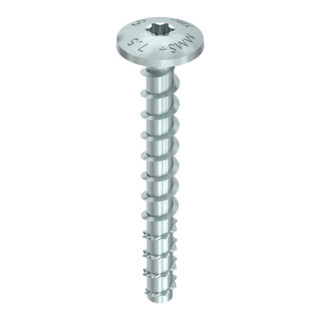 MULTI-MONTI-plus MS 7,5 x 35, Vis d’ancrage pour rails de montage, T-Drive, A2K, 100 pcs. (MMS-plus-MS-D17-7,5x35)