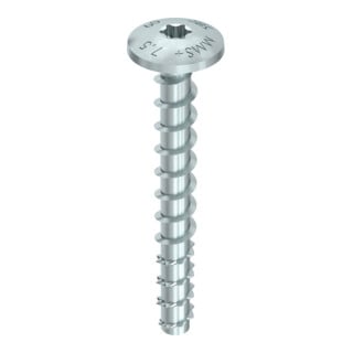 MULTI-MONTI-plus MS 7,5 x 45, Vis d’ancrage pour rails de montage, T-Drive, A2K, 100 pcs. (MMS-plus-MS-D17-7,5x45)