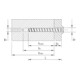MULTI-MONTI-plus MS 7,5 x 45, Vis d’ancrage pour rails de montage, T-Drive, A2K, 100 pcs. (MMS-plus-MS-D17-7,5x45)
