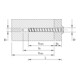 Heco MULTI-MONTI-plus MS ancrage pour rail de montage T-Drive A3K 7,5 mm-4
