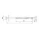 MULTI-MONTI-plus S 12,0 x 320, tête hexagonale, A2K, 25 pcs. (MMS-plus-S-W44-12,0x320)
