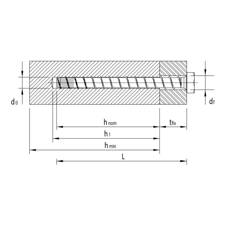 MULTI-MONTI S A4 12,0 x 100, tête hexagonale, 25 pcs.
