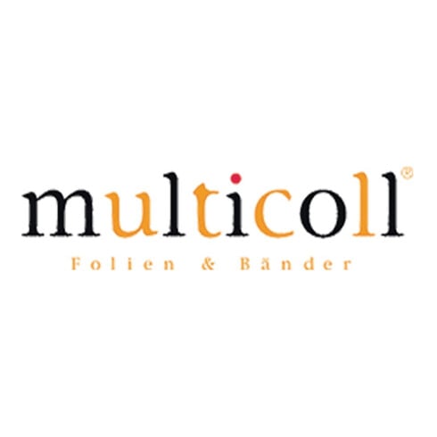 Multicoll Ruban de signalisation pour chemins de câbles, impression Attention câble LWL, I40mm L250m jaune