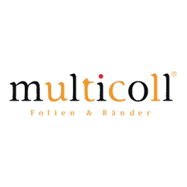 Multicoll Ruban de signalisation pour chemins de câbles, impression Attention câble LWL, I40mm L250m jaune