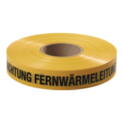 Multicoll Trassenwarnband Aufdruck Achtung Fernwärmeleitung B.40mm L.250m gelb-1