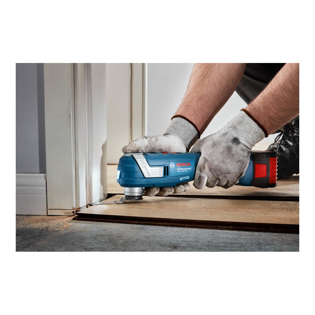Multicutter sans fil GOP 18V-34 Bosch, dans son carton