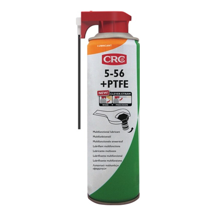 Multifunktionsöl 5-56+PTFE 500 ml Spraydose Clever Straw CRC