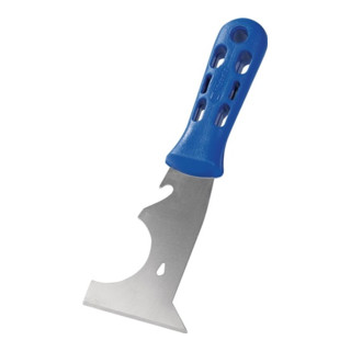 Multifunktionsspachtel B.75mm rostfr.Stahl m.Nagelzieher 1-K-Heft