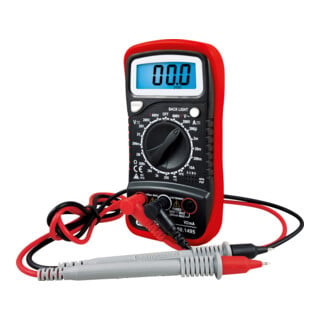 Multimètre digital KS Tools livré avec des pointes d'essai