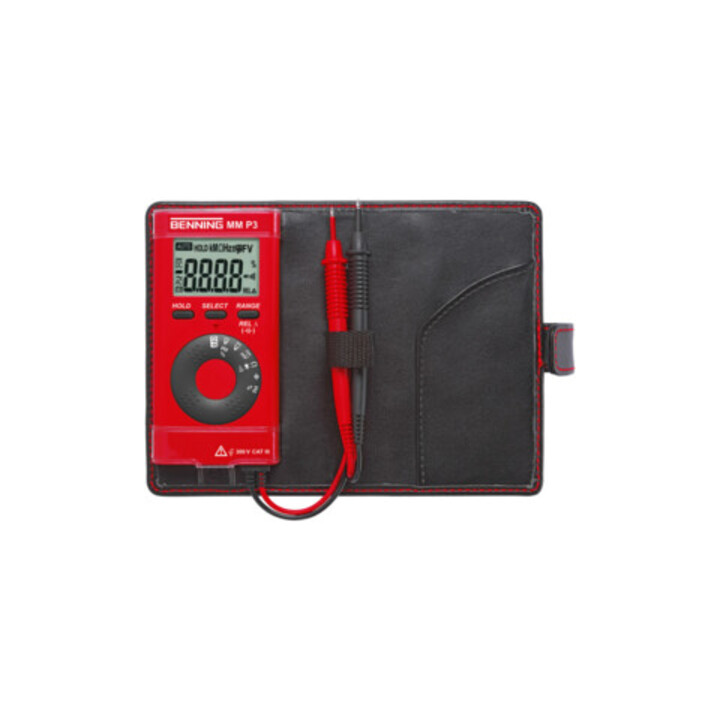 Multimètre MM P3 0,1 mV-600 V DC 0,1mV-600 V AC MM P3 av.pile/câble de mesure/ét