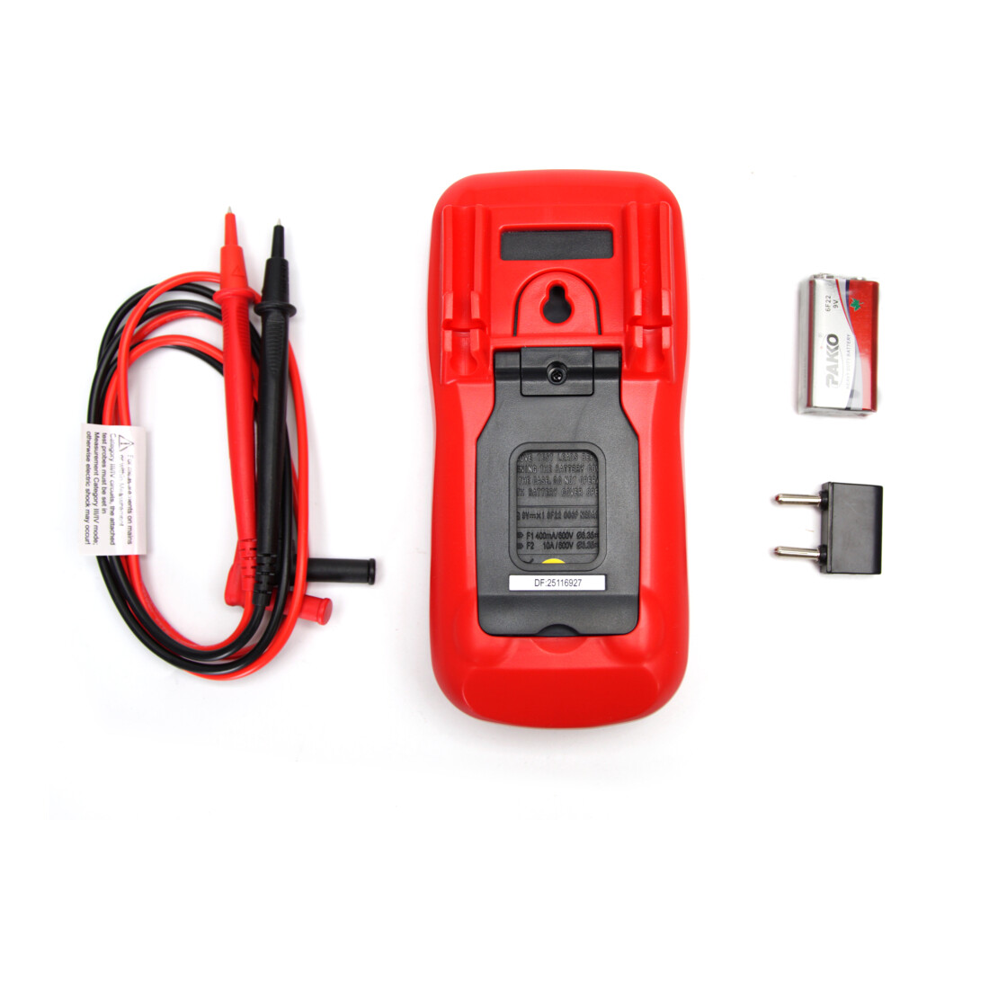Multimètre numérique STIER 4 V – 600 V AC / 0,400 mV – 600 V DC CAT IV 600 V