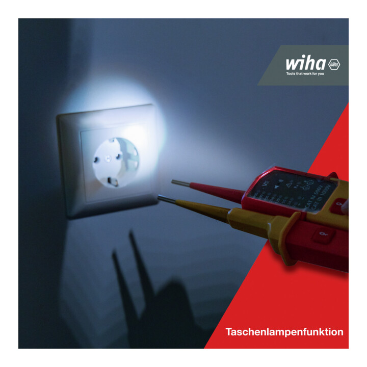 Multimètre numérique Wiha jusqu'à 600 V CA, CAT IV 2 piles AAA incluses