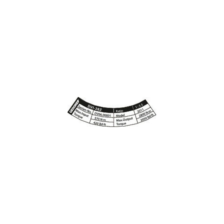 Multiplicateur de couple DVI-28Z 2800Nm forme Z alu CV