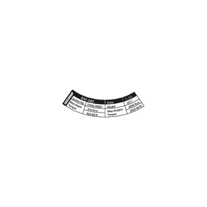 Multiplicateur de couple DVI-28Z 2800Nm forme Z alu CV