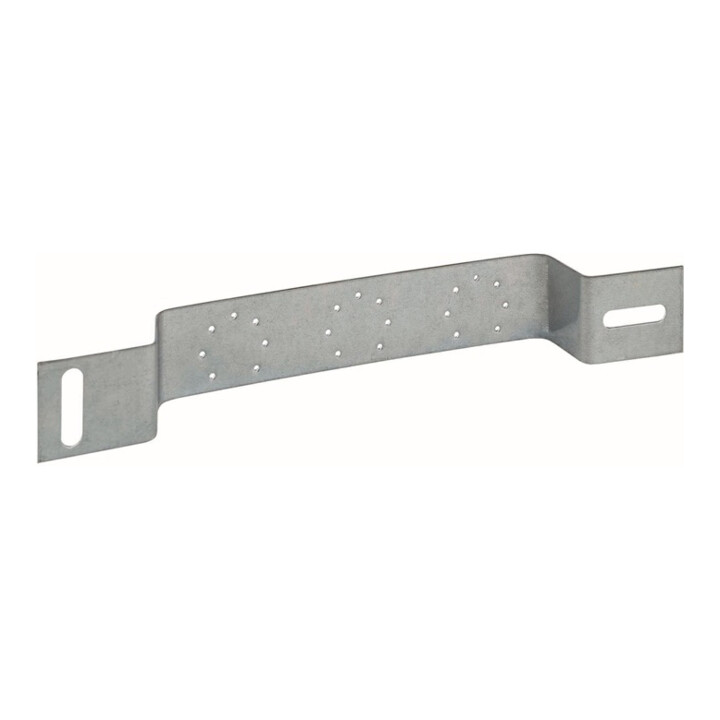 Multitubo Montageschiene aus Stahl verzinkt 76/153 mm, gebogen