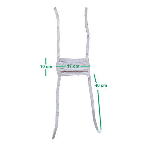 Mundschutzmasken aus Baumwolle zum Wiederverwenden wasch-/kochbar