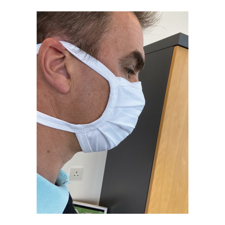 Mundschutzmasken en coton réutilisables lavables/ébouillantables