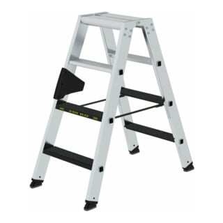MUNK A-Stehleiter 250 kg beidseitigclip-step R13 4 Stufen