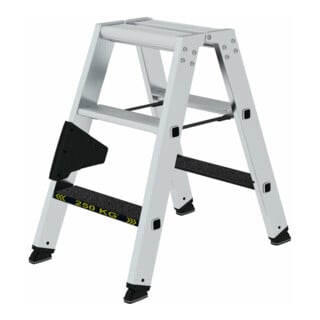 MUNK A-Stehleiter 250kg beids.clip-step R13 3 Stufen