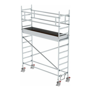 MUNK Aluminium-Rollgerüst mit Fahrbalken