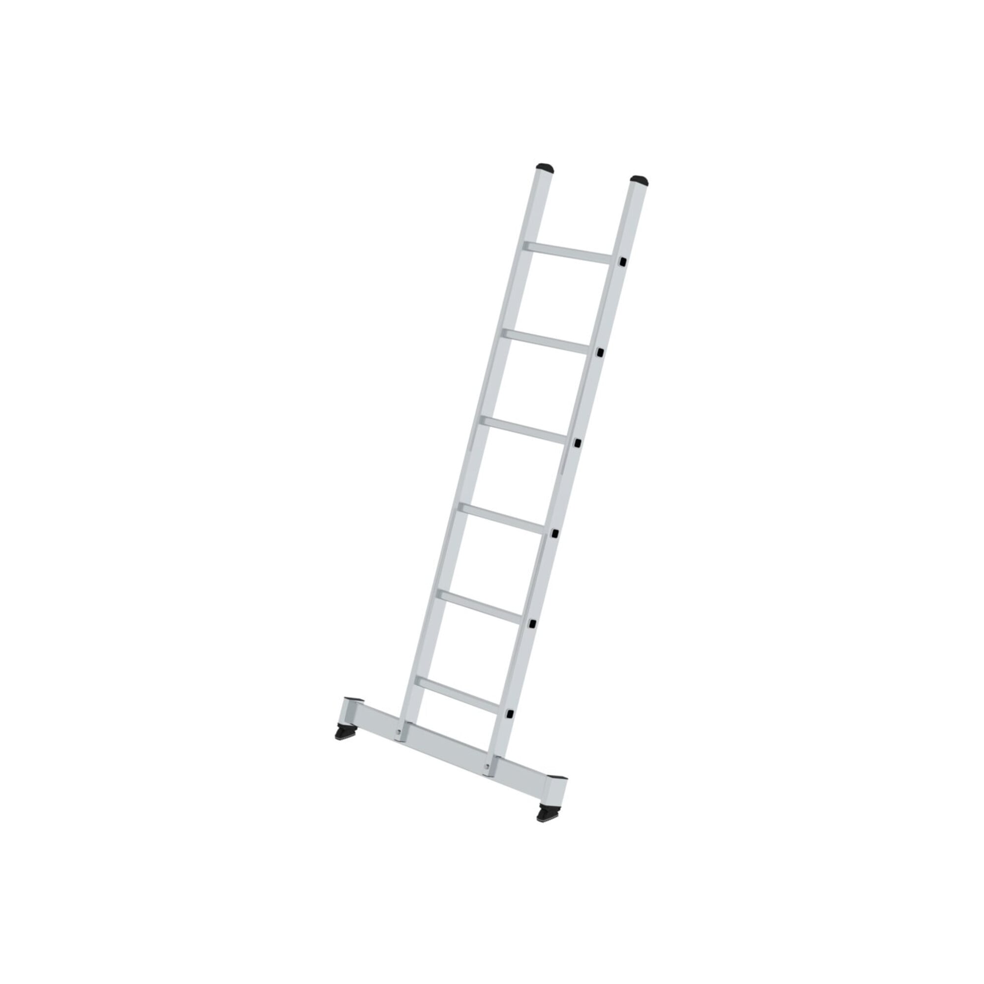 MUNK Aluminium-Anlegeleiter nivello -Traverse 6 Sprossen