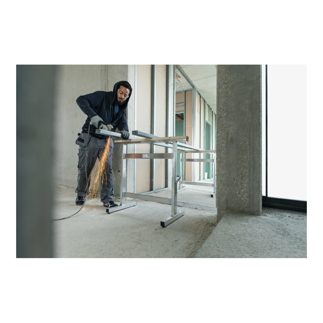MUNK Aluminium-Arbeitsbock höhenverstellbar