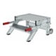 MUNK Aluminium-Arbeitspodest fahrbar: Aluminium geriffelt-1