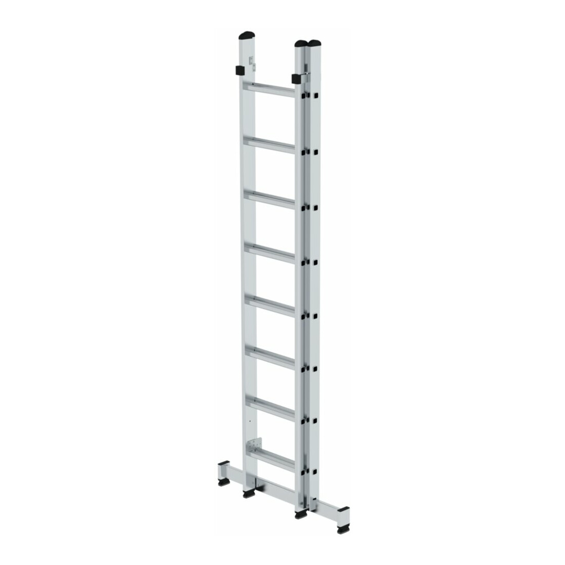 MUNK Aluminium-Mehrzweckleiter zweiteilig mit nivello ® -Traverse
