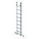 MUNK Aluminium-Mehrzweckleiter zweiteilig mit nivello ® -Traverse-5