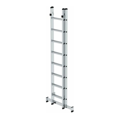 MUNK Aluminium-Mehrzweckleiter zweiteilig mit nivello ® -Traverse