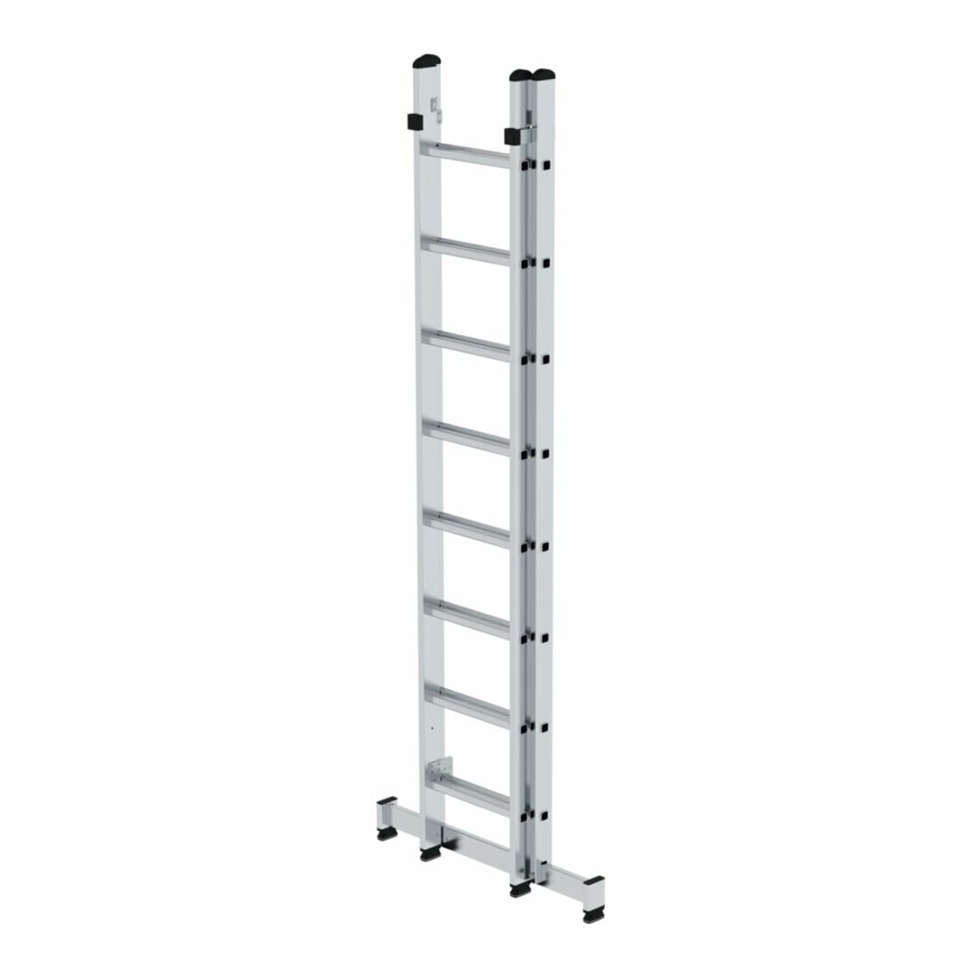 MUNK Aluminium-Mehrzweckleiter zweiteilig mit nivello ® -Traverse