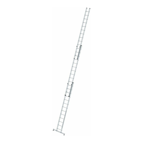 MUNK Aluminium-Mehrzweckleiter 3-teilig nivello®-Traverse 3 x 13 Sprossen