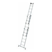 MUNK Aluminium-Mehrzweckleiter dreiteilig mit nivello ® -Traverse-2