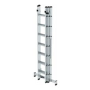 MUNK Aluminium-Mehrzweckleiter dreiteilig mit nivello ® -Traverse-4