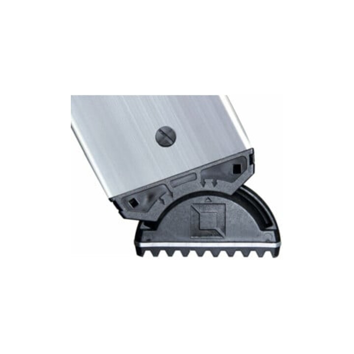 MUNK Aluminium-Mehrzweckleiter 3-teilig nivello®-Traverse 3 x 7 Sprossen