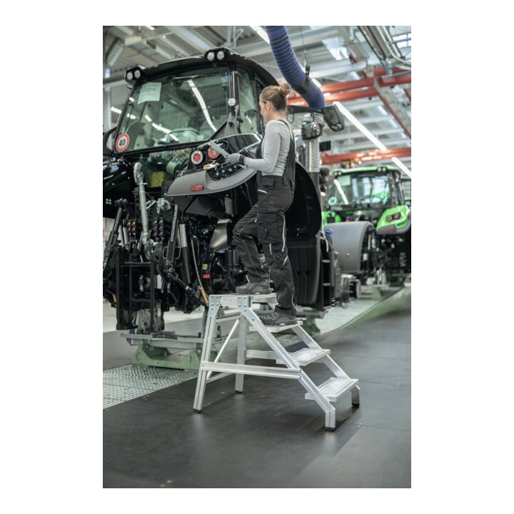 MUNK Aluminium-Montagetritt starr 2 Stufen