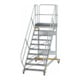 MUNK Aluminium-Plattformtreppe fahrbar 45° 10 Stufen-1