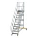 MUNK Aluminium-Plattformtreppe fahrbar 45° 11 Stufen-1