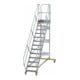 MUNK Aluminium-Plattformtreppe fahrbar 45° 13 Stufen-1