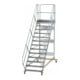 MUNK Aluminium-Plattformtreppe fahrbar 45° 13 Stufen-1