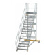 MUNK Aluminium-Plattformtreppe fahrbar 45° 16 Stufen-1