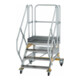 MUNK Aluminium-Plattformtreppe fahrbar 45° 4 Stufen-1