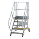 MUNK Aluminium-Plattformtreppe fahrbar 45° 5 Stufen-1